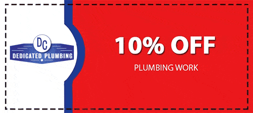 10% off plumbing work